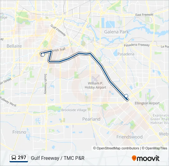 297 Bus Line Map