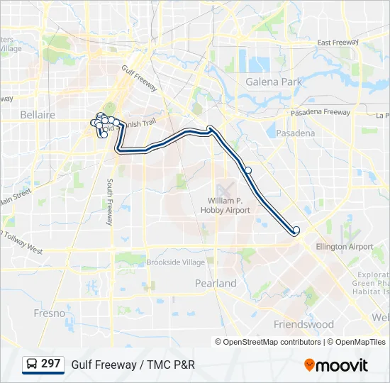 297 Bus Line Map