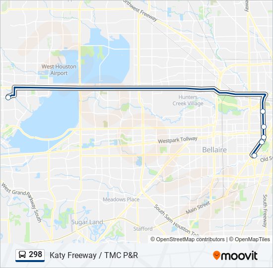 298 bus Line Map