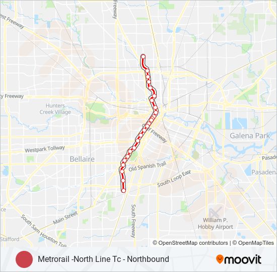 700 Light Rail Line Map