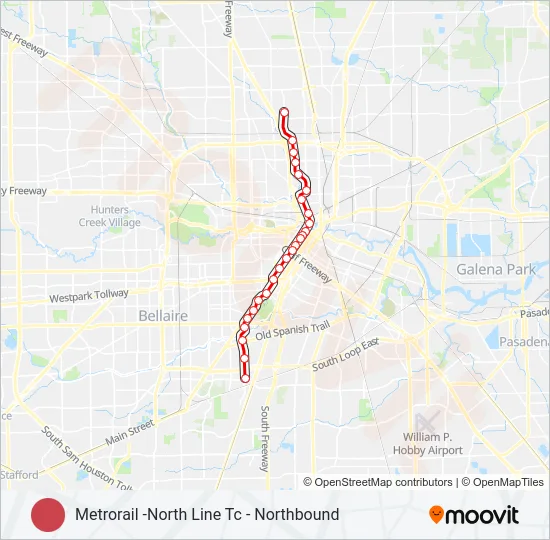 700 Light Rail Line Map