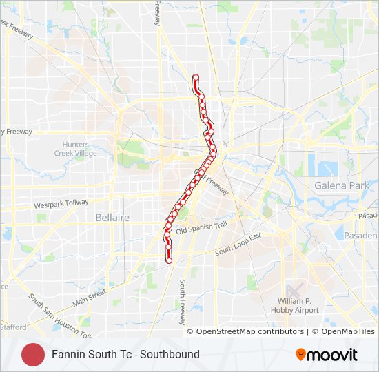 Light Rail Schedule Sunday 700 Route: Schedules, Stops & Maps - Fannin South Tc - Southbound (Updated)