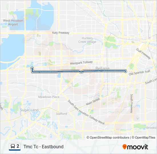 2 Bus Line Map