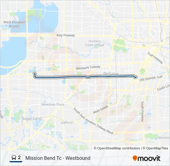 2 Bus Line Map