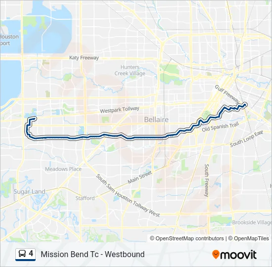 4 Bus Line Map