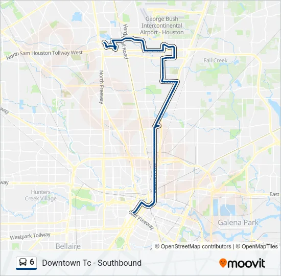 6 Bus Line Map