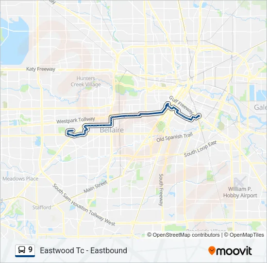 9 Bus Line Map