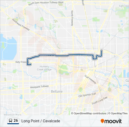 26 Bus Line Map