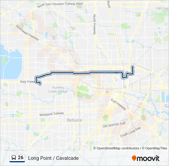26 Bus Line Map