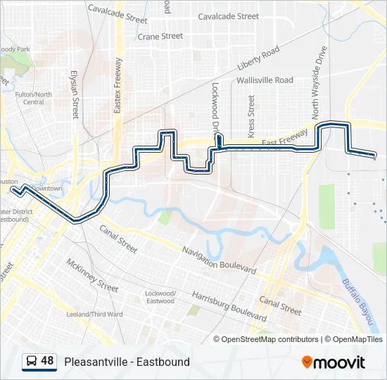 48 Bus Line Map