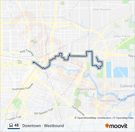 48 Bus Line Map
