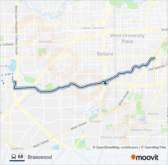 68 Route: Schedules, Stops & Maps - Tmc Tc - Eastbound (Updated)