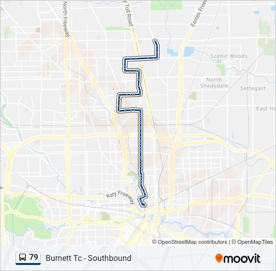 79 Bus Line Map