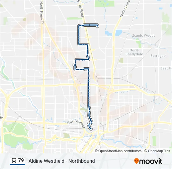 79 Bus Line Map