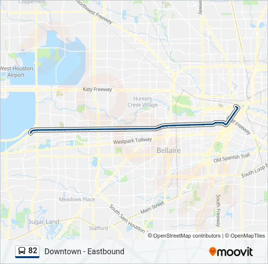 82 Bus Line Map