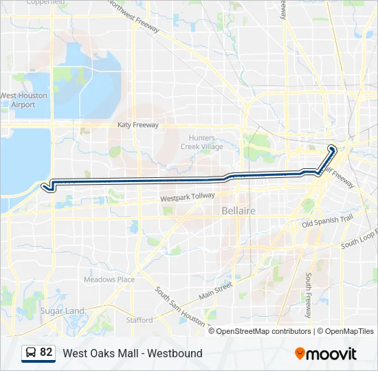 82 Bus Line Map