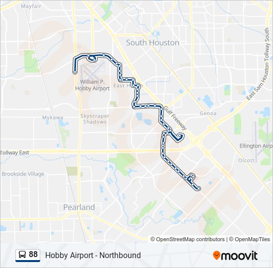 88 Bus Line Map