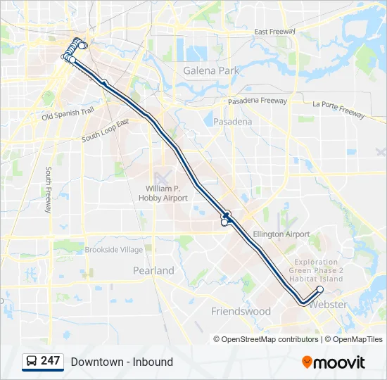 247 Bus Line Map
