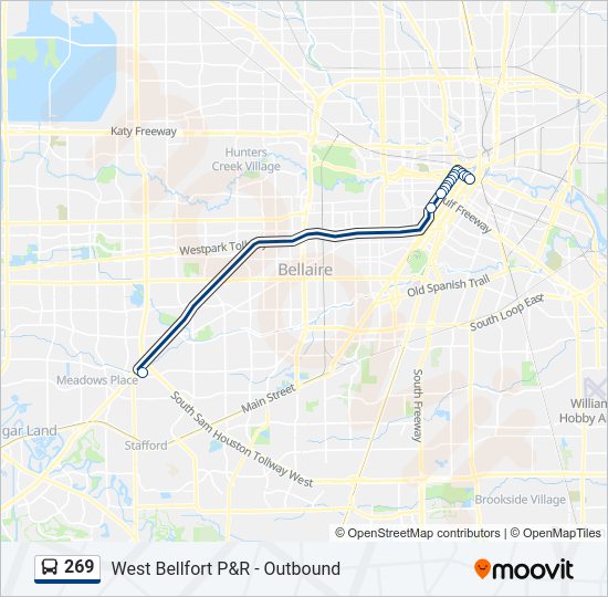 269 Bus Line Map