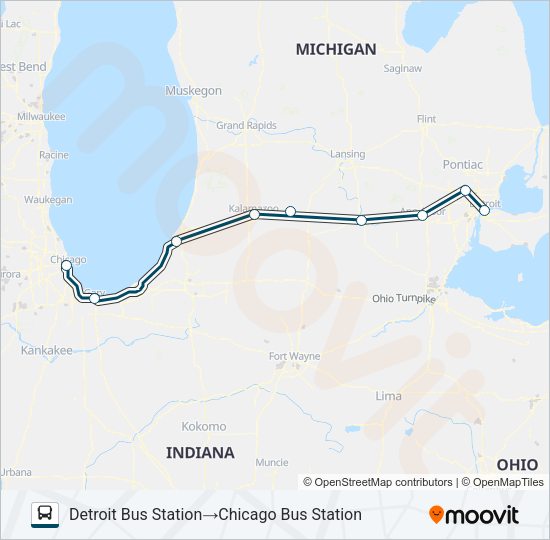 GREYHOUND US0160 Bus Line Map