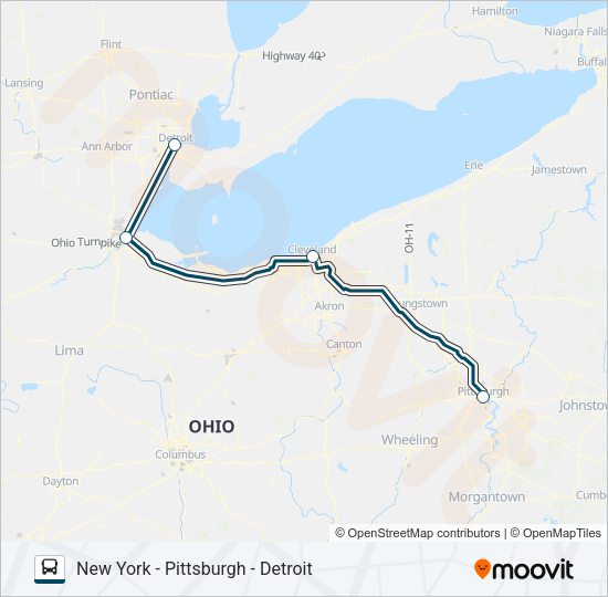 GREYHOUND US0420 Bus Line Map