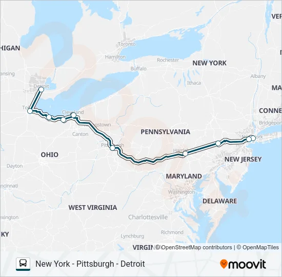 GREYHOUND US0420 Bus Line Map