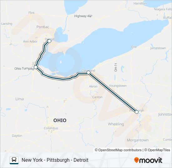 GREYHOUND US0420 Bus Line Map
