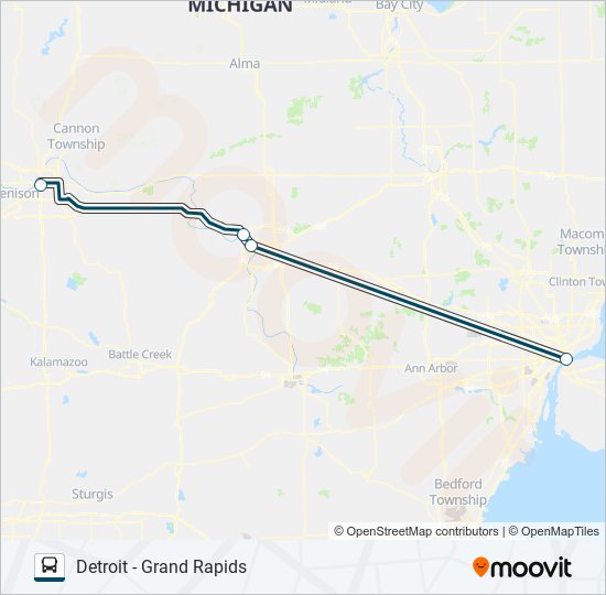 greyhound us0162s Route: Schedules, Stops & Maps - Detroit Bus Station ...