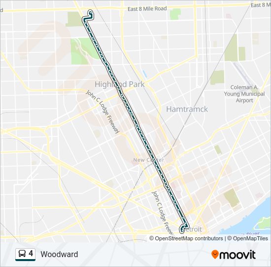 4 Bus Line Map