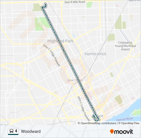 4 Bus Line Map