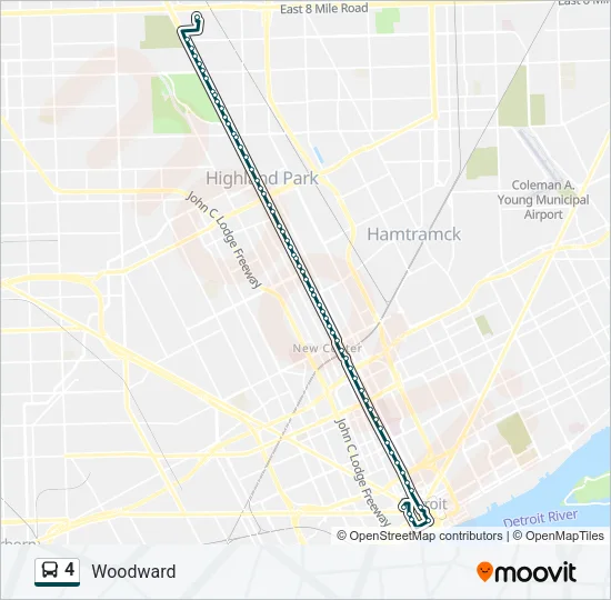 4 Bus Line Map