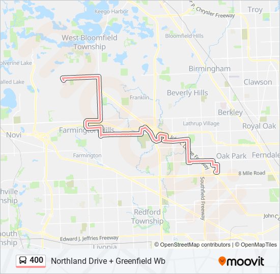 400 Route Schedules Stops Maps Northland Drive Greenfield