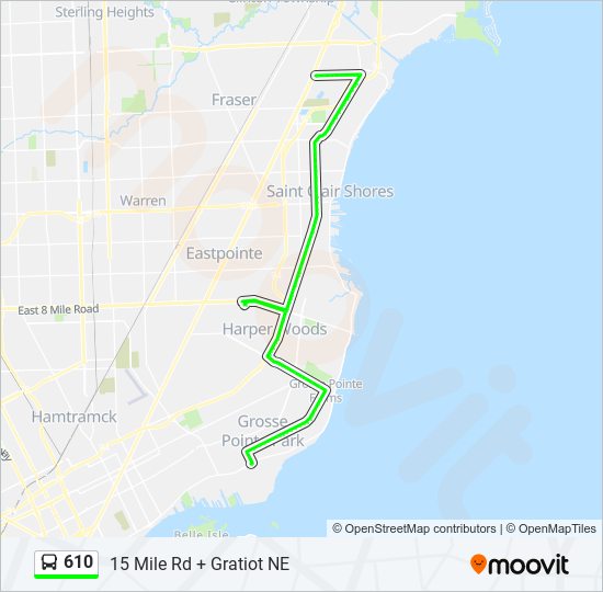 610 Commuter Bus Schedule 2025