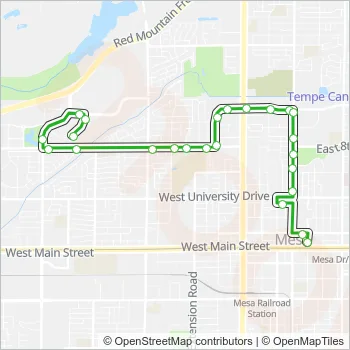 DBUZ Bus Line Map