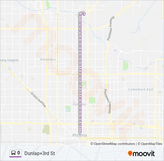 0 Bus Line Map