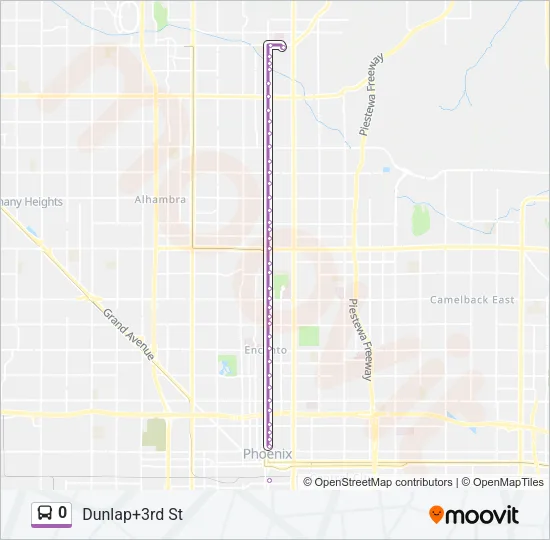 0 Bus Line Map