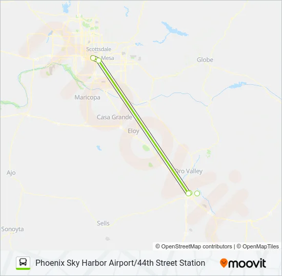 FLIXBUS 2042 Bus Line Map