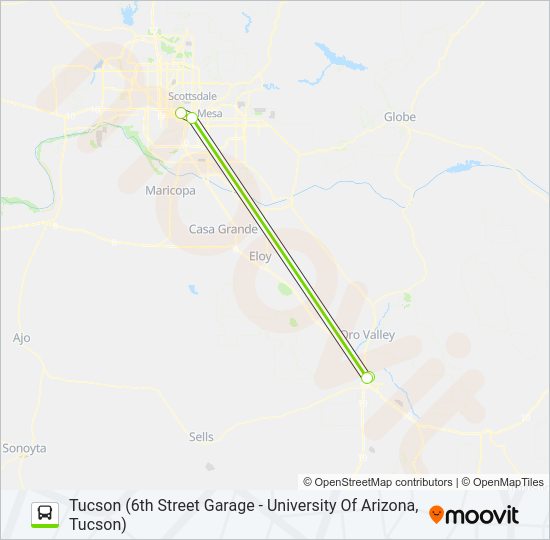 FLIXBUS 2042 Bus Line Map