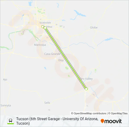 FLIXBUS 2047 Bus Line Map