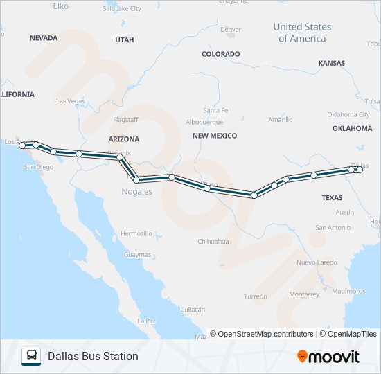 greyhound us1000 Route Schedules, Stops & Maps Dallas Bus Station (Updated)