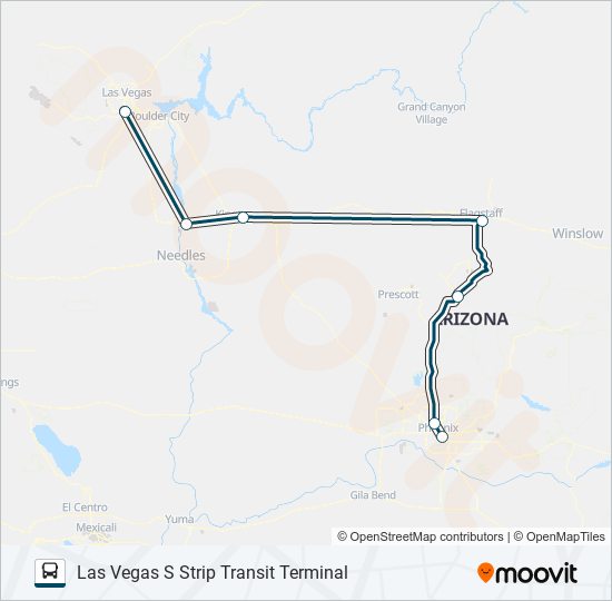 GREYHOUND US1020 Bus Line Map