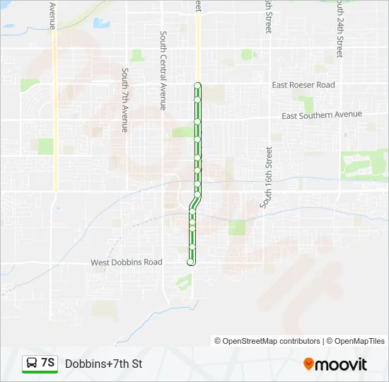 7S Bus Line Map