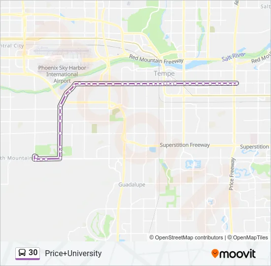30 Bus Line Map
