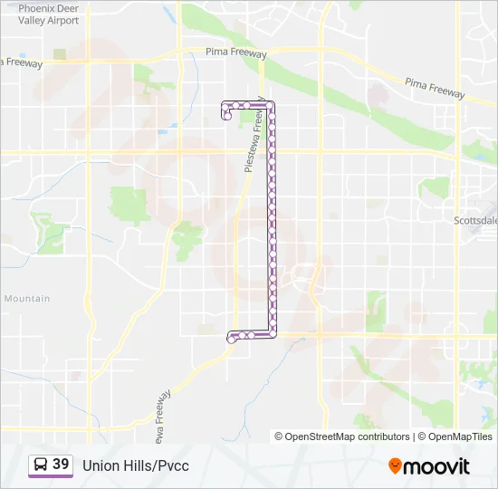 39 Bus Line Map