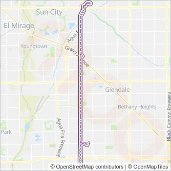83 Bus Line Map
