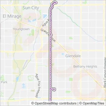 83 Bus Line Map