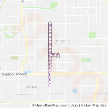 83 Bus Line Map