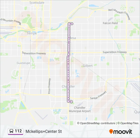 112 Bus Line Map