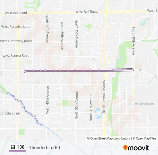 138 Bus Line Map