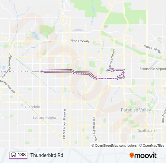 138 Bus Line Map